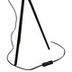 image 6 of Industrial Style Black Tripod Table Lamp | Black | Gold | Large | 1