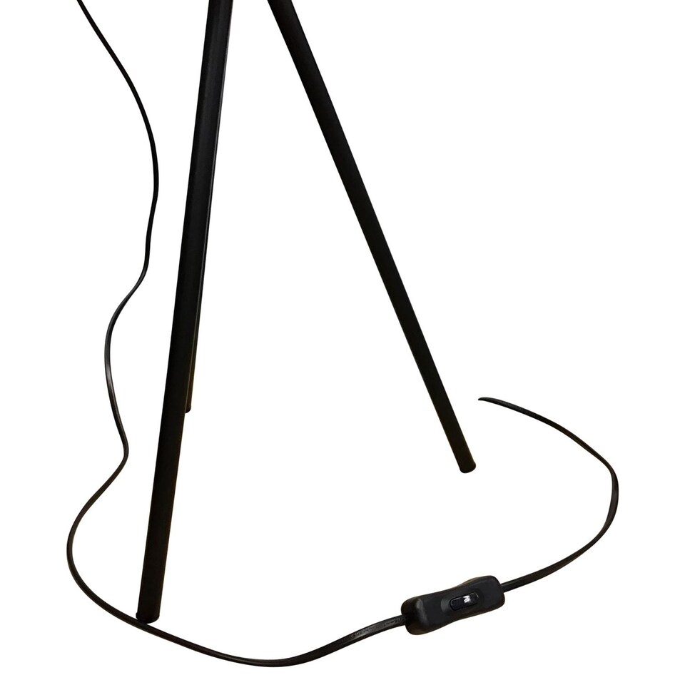 image 1 of Industrial Style Black Tripod Table Lamp | Black | Gold | Large | 1