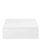 image 2 of Avignon Square Bedside Table with 1 Drawer in White