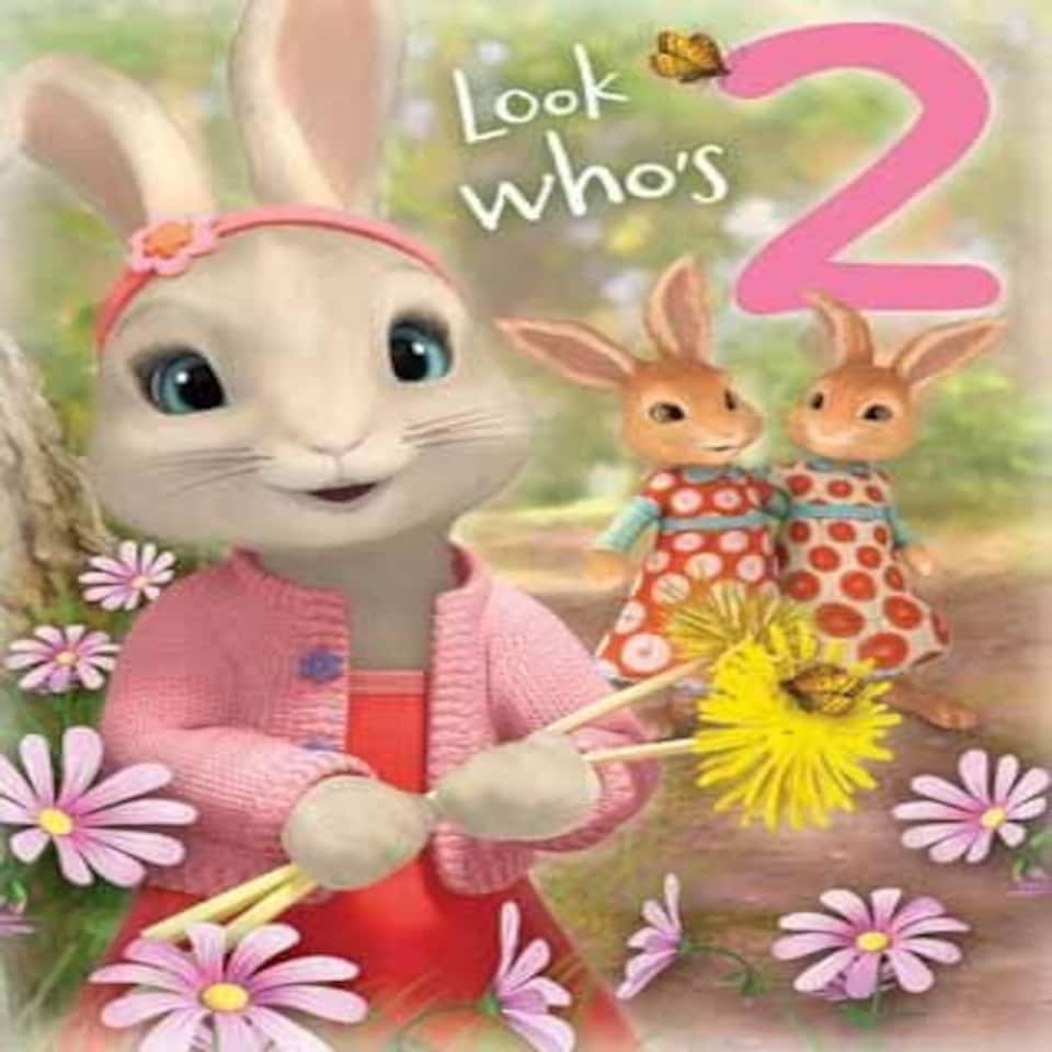 image 1 of Peter Rabbit Age 2 Giant Birthday Card