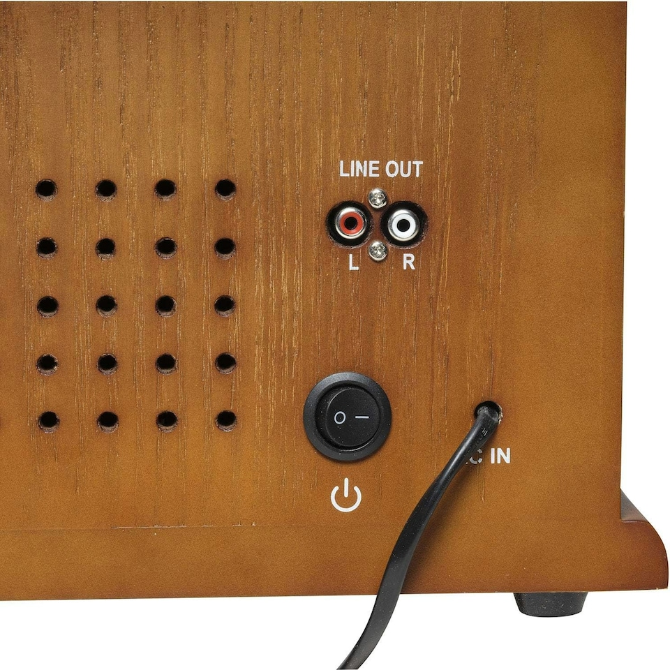 image 1 of Denver MCR-50BT Vintage Retro Bluetooth Music Centre with CD, Cassette, and USB HiFi System
