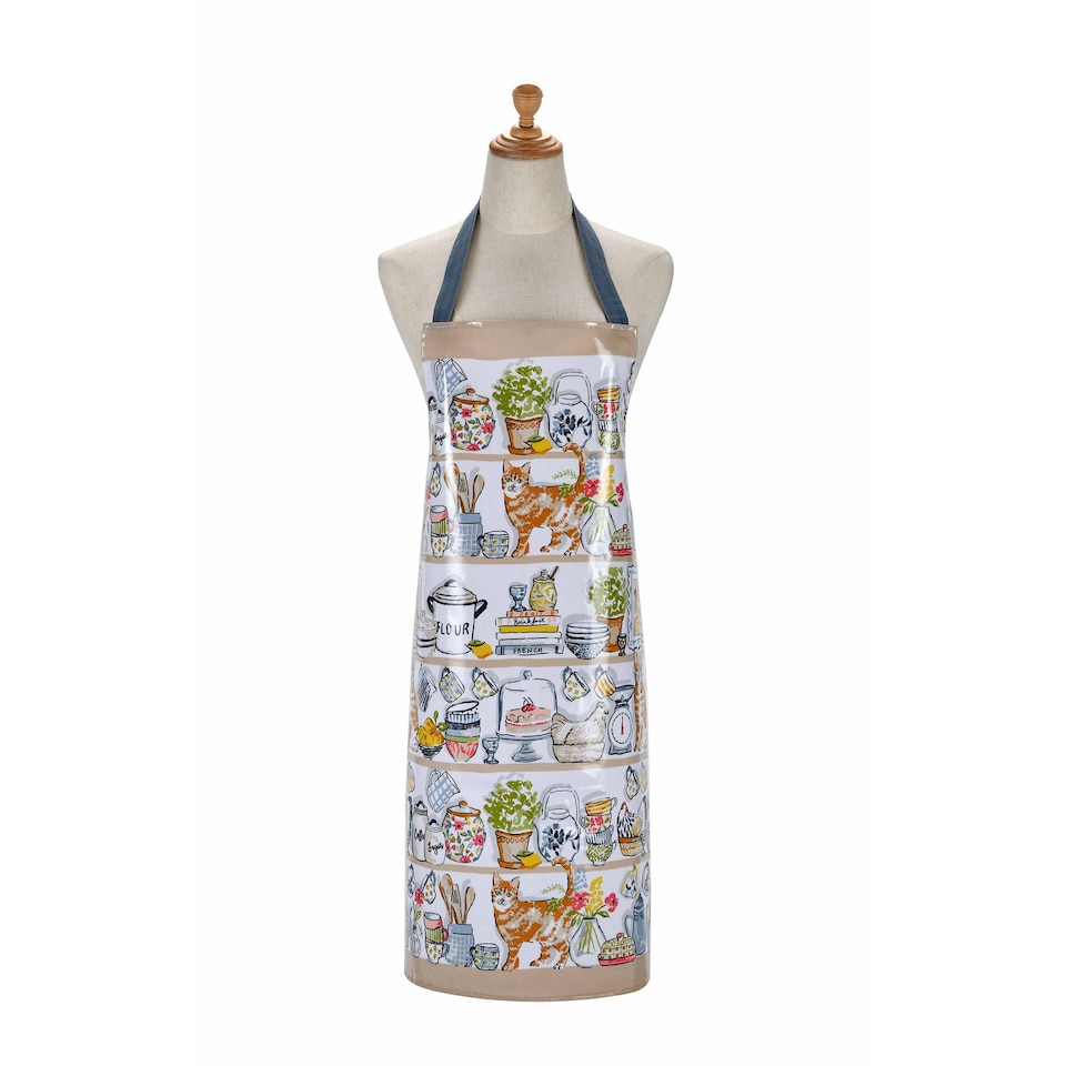 image 1 of Ulster Weavers Pantry Cats Apron - PVC/Oilcloth Multi