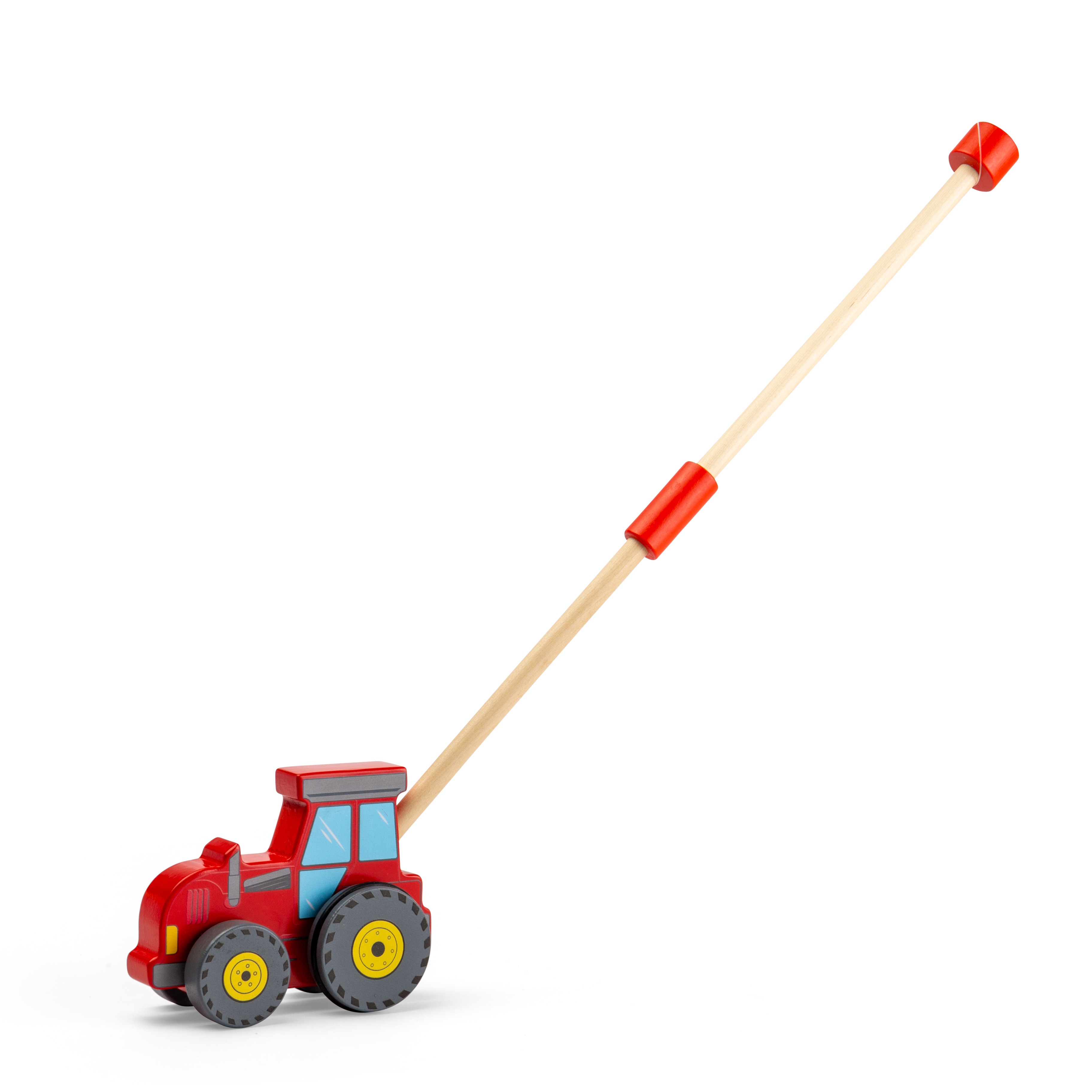 Bigjigs Toys RETAIL Tractor Push Along