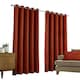 image 4 of Sundour Amberley Eyelet Curtains Orange 46x54" Orange