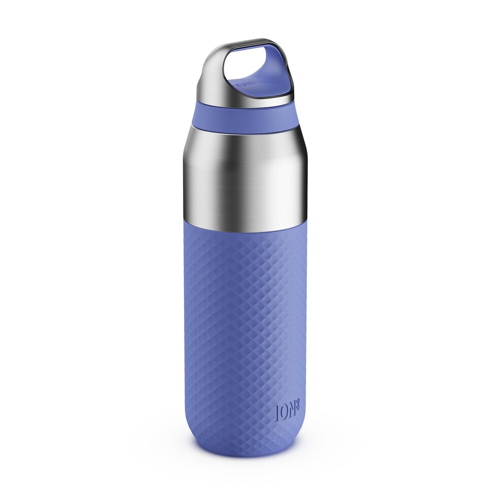 image 1 of ION8 ROAM Insulated Steel Water Bottle, Rubberised, 485ml / 16oz
