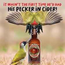Cider Birthday Card Male