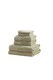image 1 of Eden Weave 6 Piece Cotton Towel Set Luxury Soft Dry Absorbent | Green | Bath towel