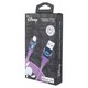 image 4 of Stitch 6ft USB-A To Lightning Braided Charging Cable Blue Face