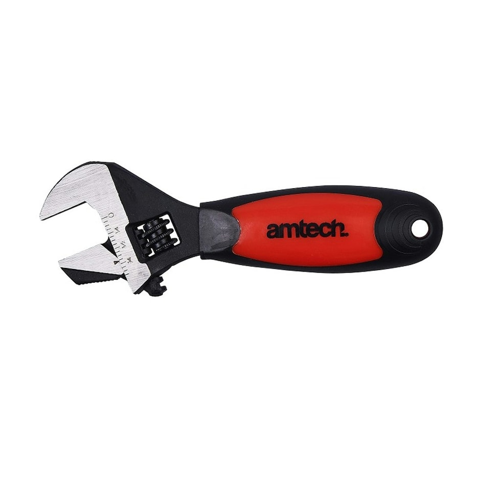 Amtech Stubby Dual Function Adjustable Wrench - One Colour - One Size