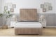 image 1 of Sloomy Langston Mink Naples Deep-Sided Bed Frame With 50" Upholstered Headboard 4'6 Double