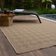 image 7 of The Rugs Nature Collection Diamond Design Outdoor Rugs  Garden Patio | 5300