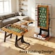 image 4 of HOMCOM Folding Football Gaming Table Mini Foosball Soccer Table, Family Fun