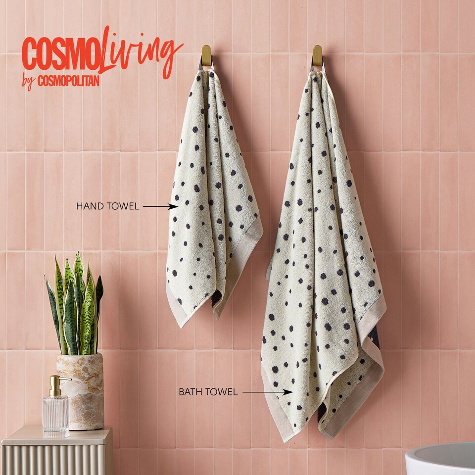 image 1 of Cosmo Living Supersoft Towels 100% BCI Cotton Multi | Spot | Bath towel