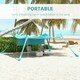 image 6 of Outsunny Beach Tent Shelter with A Detachable Sidewall, 3 x 3(m), Sky Blue