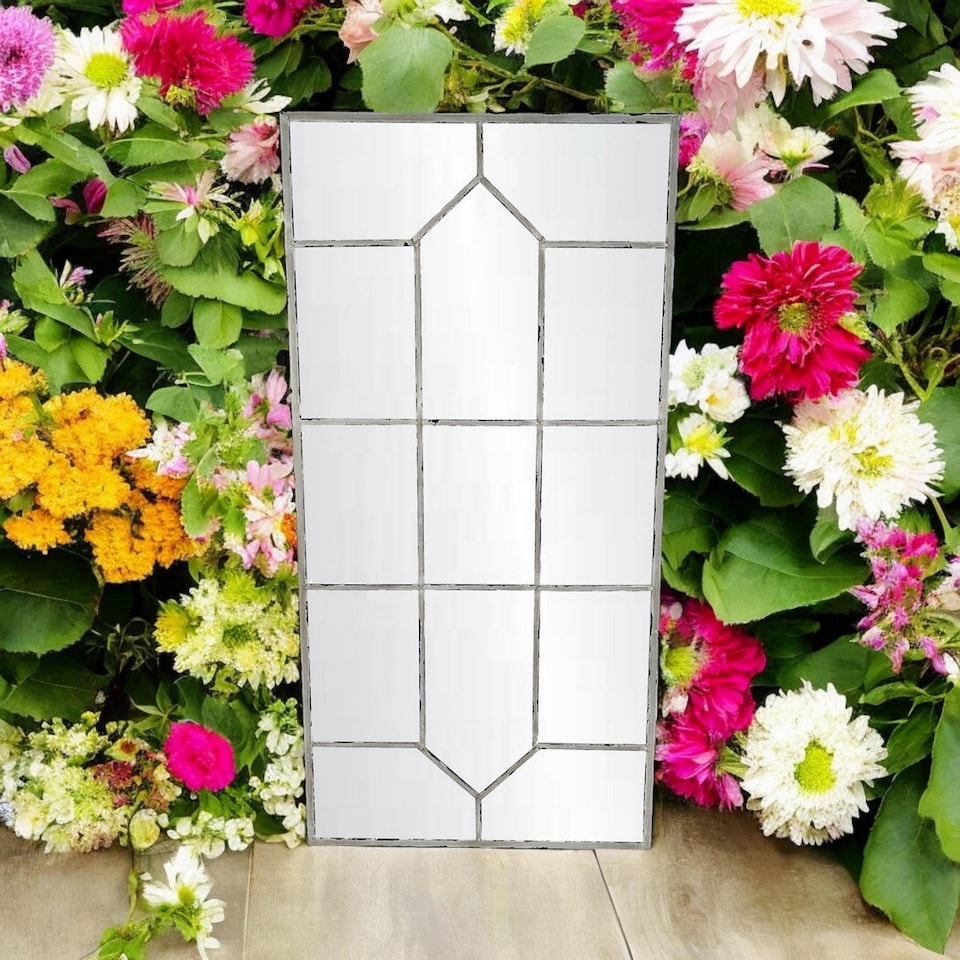 image 1 of Outdoor Wall Framed Mirror - Metal - L3 x W60 x H120 cm