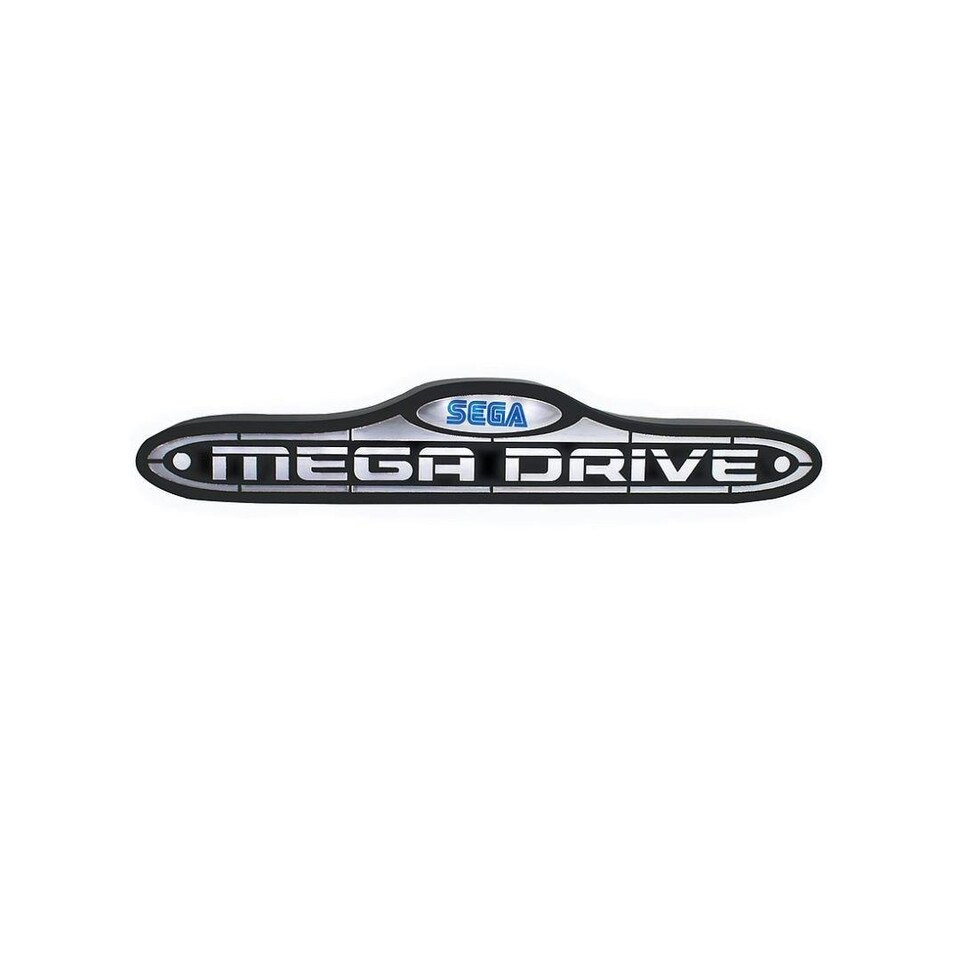 image 1 of Official Sega Mega Drive Console Logo Light Battery Operated Black