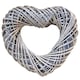 image 3 of Wicker Medium Heart Shaped Wreath | Brown | Natural