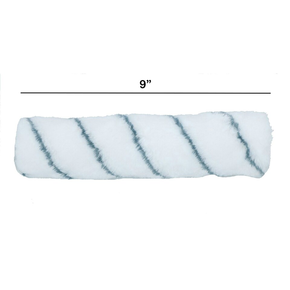 image 1 of 230mm (9") Paint Roller Medium Pile Sleeves (2) +Tray for Painting Decorating 3pk