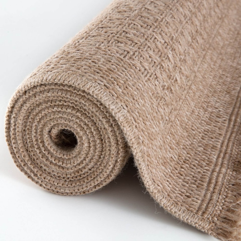 image 1 of The Rugs Nature Collection Plain Design Outdoor Rugs in Beige | 5000N