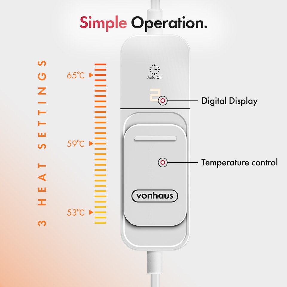 image 1 of VonHaus Electric Heated Foot Warmer