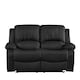 image 1 of Glendale 2 Seat Reclining Sofa - Black