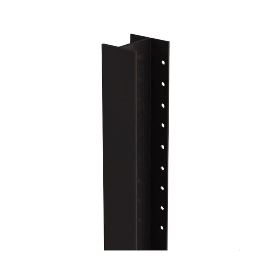 image 1 of Durapost Classic Black Fence Post (L) 3.0m 2 Pack