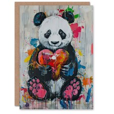 Cute Love Heart Street Graffiti Pop Woman Her Birthday Card