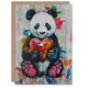 image 1 of Cute Love Heart Street Graffiti Pop Woman Her Birthday Card