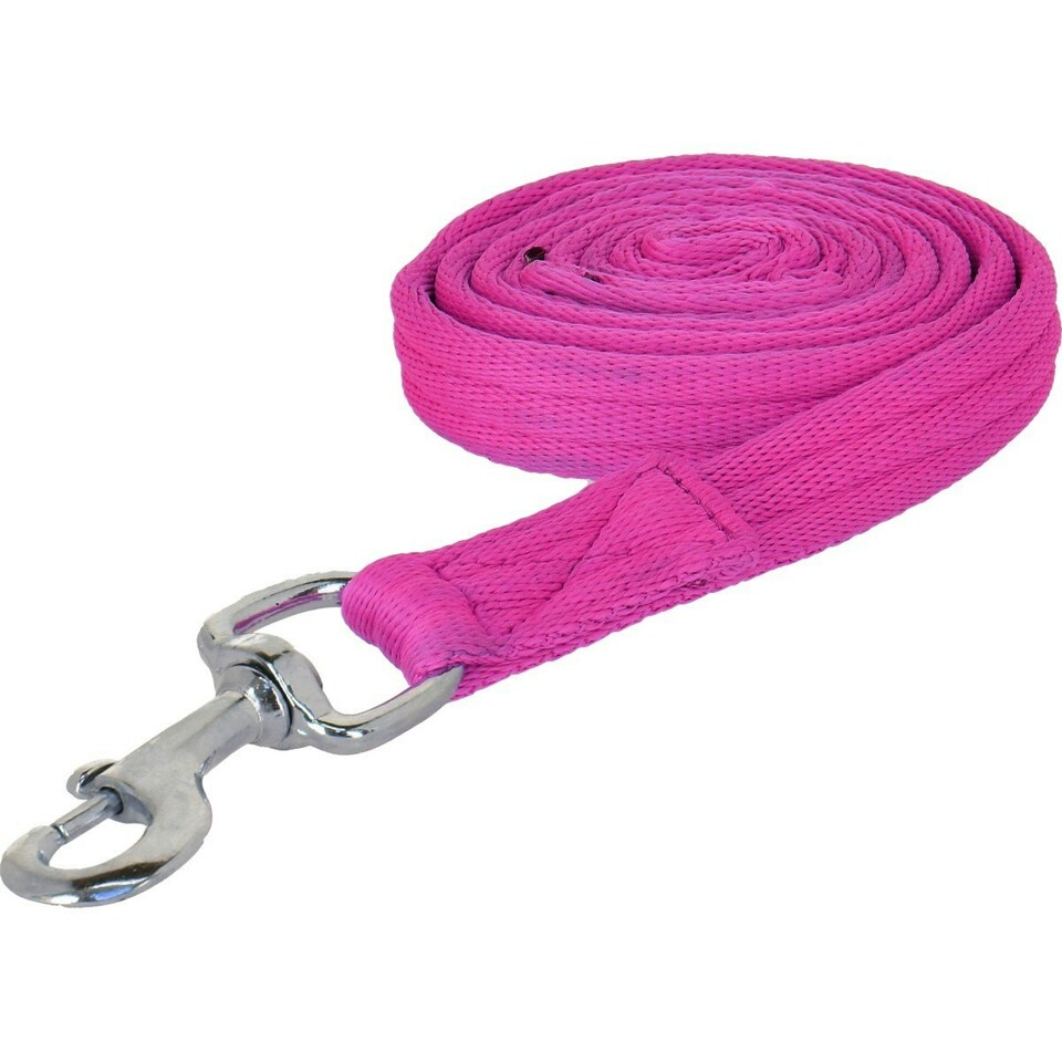 image 1 of Wessex Web Horse Lead Rein - Pink - 1.8m