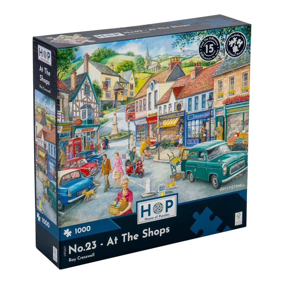 image 1 of No.23 - At The Shops 1000 Piece Jigsaw Puzzle