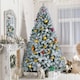 image 2 of Yaheeteh 228cm Artificial Christmas Tree with Foldable Stand