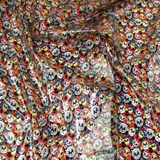 Multicoloured PVC Vinyl Fabric for Bag Making, Dressmaking, Upholstery, 134cm / 52" Wide - per metre