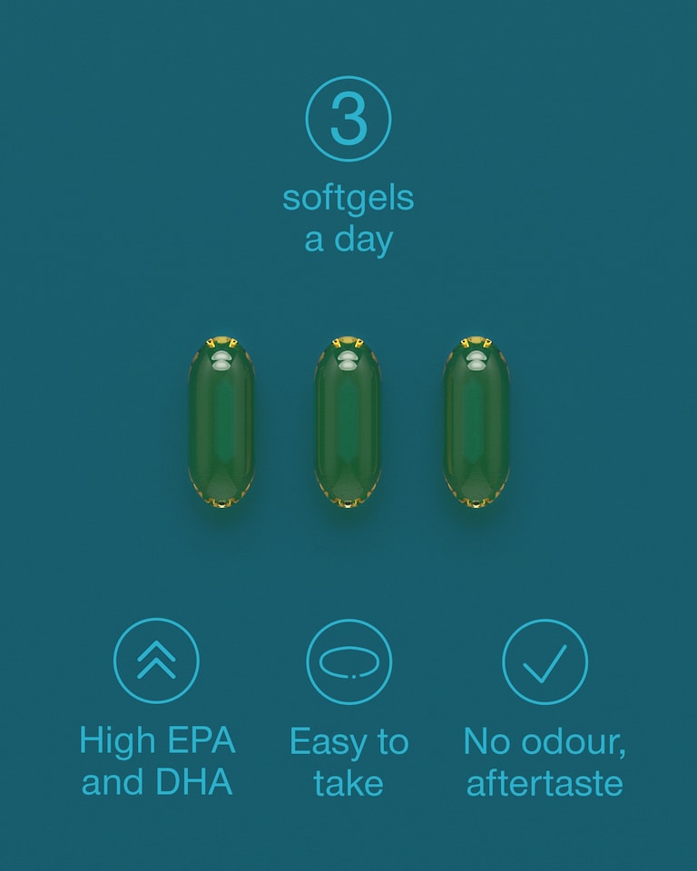 image 1 of SuperSelf Fish Oil Omega-3 3000mg 120 Softgels