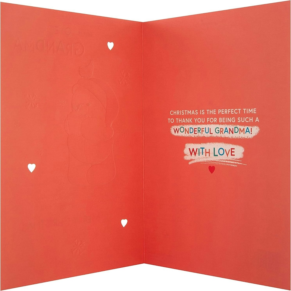 image 1 of Cute Forever Friends Cupcake Design Grandma Christmas Card