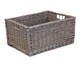 image 1 of Jumbo Antique Wash Unlined Storage Basket | Brown | Brown | XL