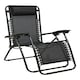 image 1 of Mountain Warehouse Reclining Chair with Padded Head Cushion Outdoor Furniture Black
