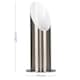 image 6 of ValueLights Uplighter Brushed Silver Floor Lamp & Bulb | Chrome