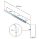 image 2 of SPARES2GO Gutter Side Rafter Bracket Universal Galvanised Steel Fascia Support Fixing (300mm)