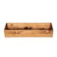 image 1 of Hand Made 76cm x 23cm x 14cm Rustic Wooden Garden Window Trough Flower Planter Brown