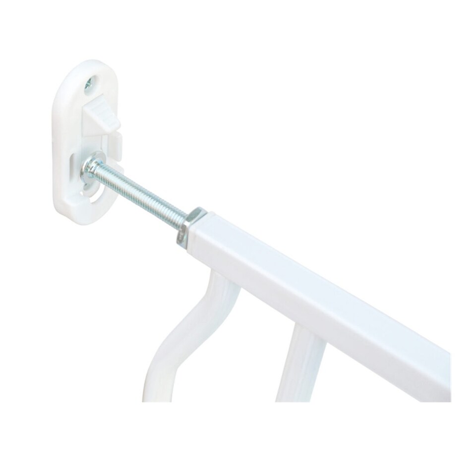image 1 of Safetots Extra Tall Eco Screw Fit Baby Gate, White, 70cm - 80cm, Extra Tall Gate 100cm in Height, Stair Gate for Baby