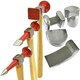 image 3 of Auto body Repair Kit Panel Beating Hickory Hammers Dollies Shrinking 7pc AN021