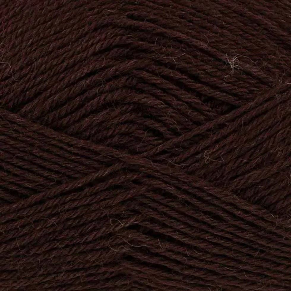King Cole Brown Merino Blend 4 Ply Yarn (Value Pack 12 x 50g Balls) For Crochet, Knitting - 180m per ball