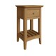 image 5 of Newark Ash 1 Drawer Slim Bedside