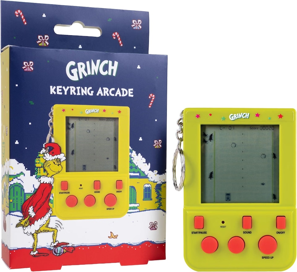 image 1 of The Grinch Keyring Arcade Game
