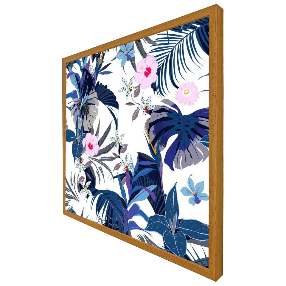 image 1 of Winter tropical (Picture Frame) Brown | S