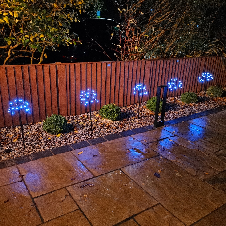 image 1 of 5pcs Premier Battery Operated Multi Function Sparkler Pathfinder Lights 120 Cool White LEDs