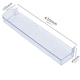image 2 of Beko Fridge Door Shelf Condiment Tray RCSA RDSA CSA BCSA BDSA BLSA Refrigerator (4638020600) Clear