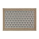 image 2 of JVL Allure Machine Washable Entrance Doormat, 50x75cm - Beige
