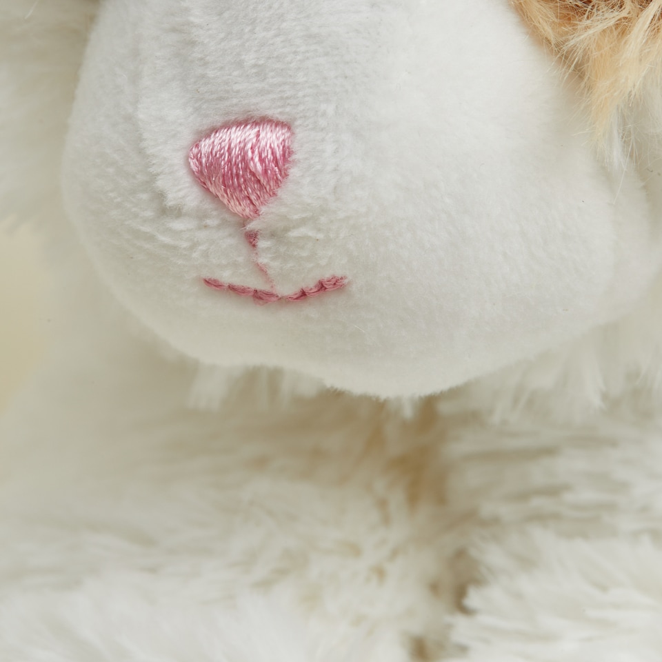 image 1 of Warmies Plush Ginger Cat Microwavable Weighted Teddy with French Lavender Scent, Hot or Cold for Cool Relaxation and Warm Relief