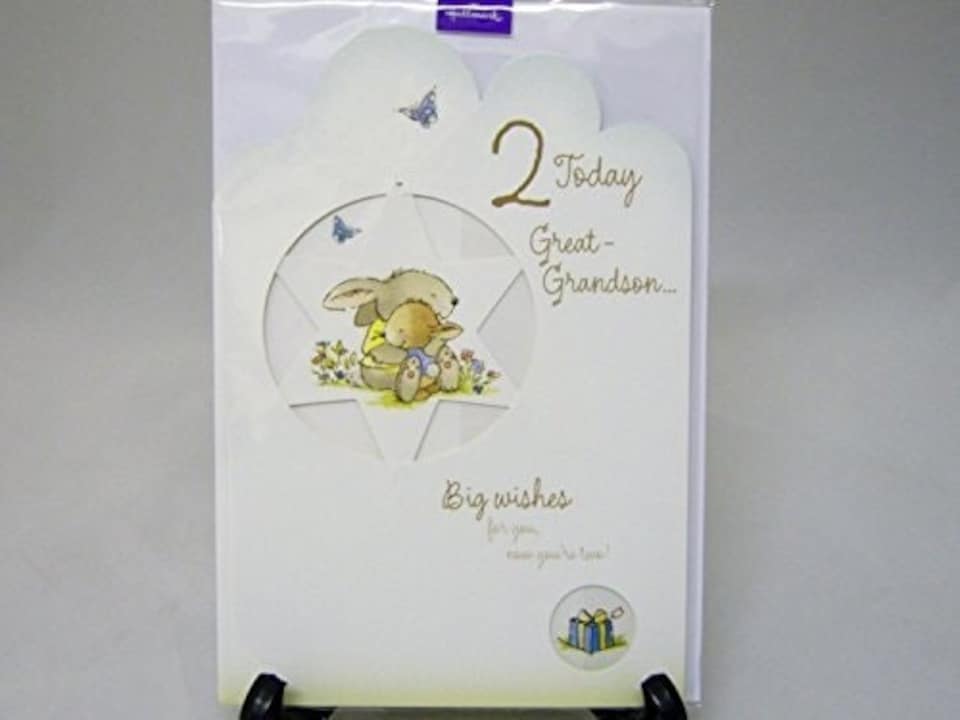 image 1 of Great Grandson 2nd Birthday Card